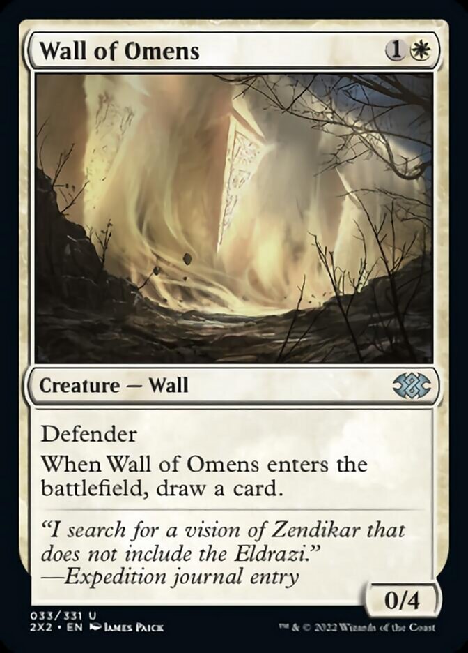 Wall of Omens [Double Masters 2022] | Silver Goblin