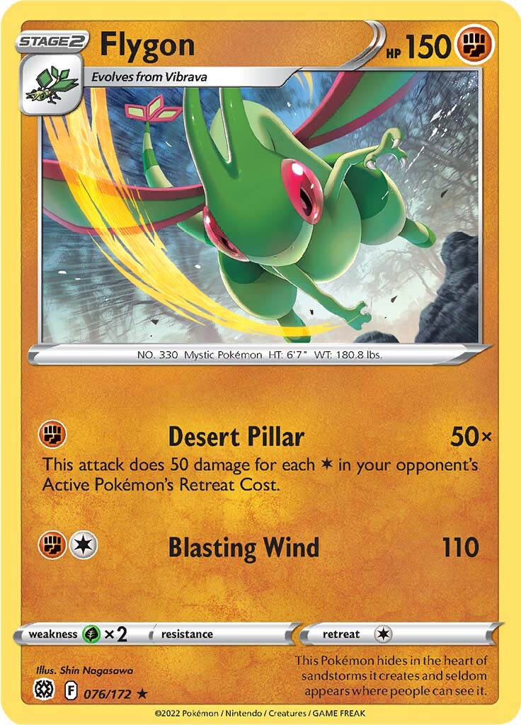 Flygon (076/172) [Sword & Shield: Brilliant Stars] | Silver Goblin