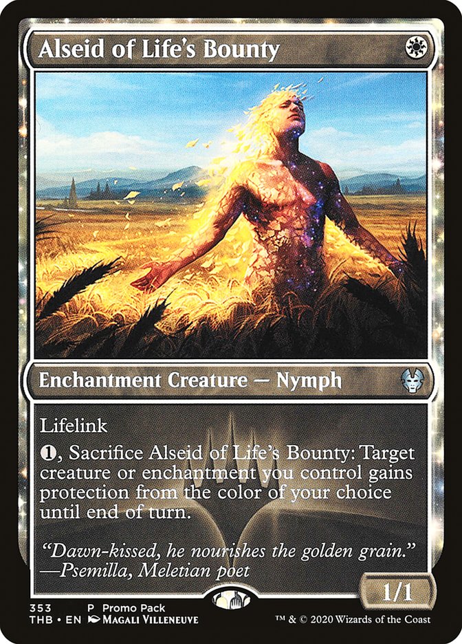 Alseid of Life's Bounty (Promo Pack) [Theros Beyond Death Promos] | Silver Goblin