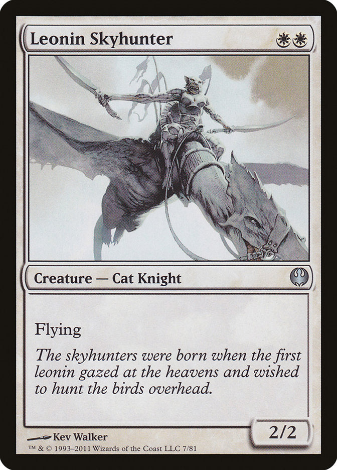 Leonin Skyhunter [Duel Decks: Knights vs. Dragons] | Silver Goblin
