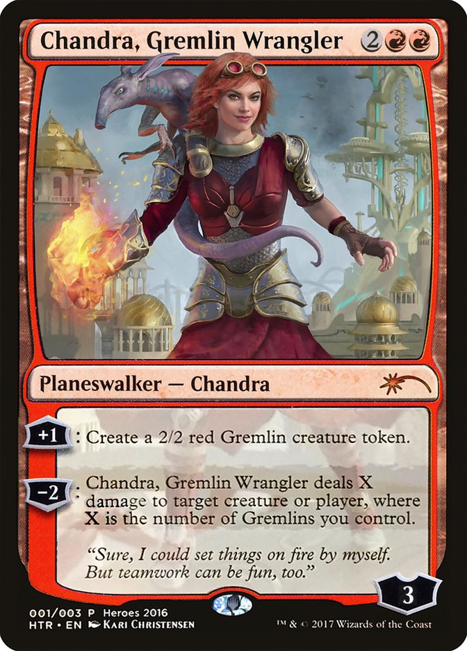 Chandra, Gremlin Wrangler [Heroes of the Realm] | Silver Goblin