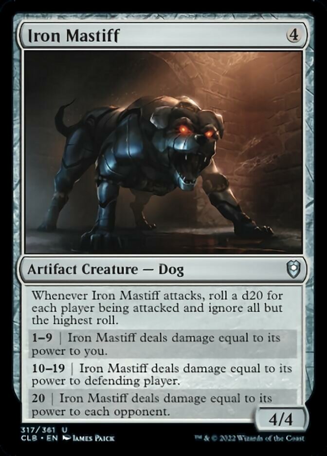 Iron Mastiff [Commander Legends: Battle for Baldur's Gate] | Silver Goblin