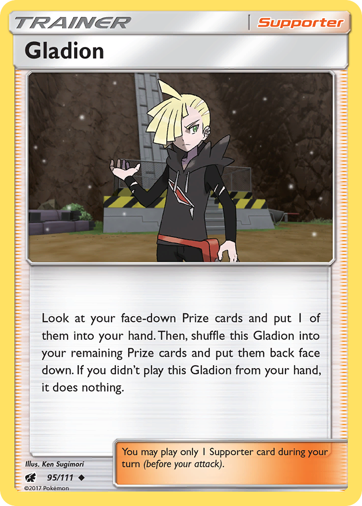 Gladion (95/111) [Sun & Moon: Crimson Invasion] | Silver Goblin