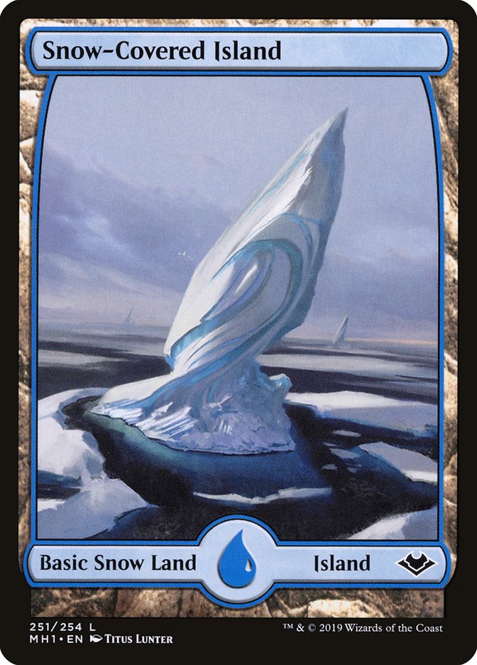 Snow-Covered Island [Modern Horizons] | Silver Goblin