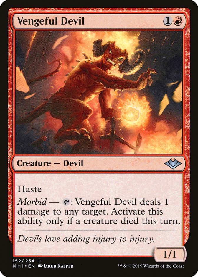 Vengeful Devil [Modern Horizons] | Silver Goblin