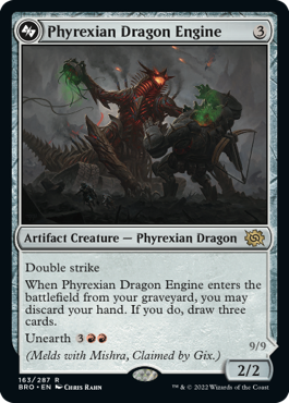 Phyrexian Dragon Engine [The Brothers' War] | Silver Goblin