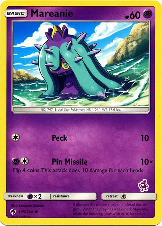 Mareanie (105/214) (Mewtwo Deck) [Battle Academy 2020] | Silver Goblin