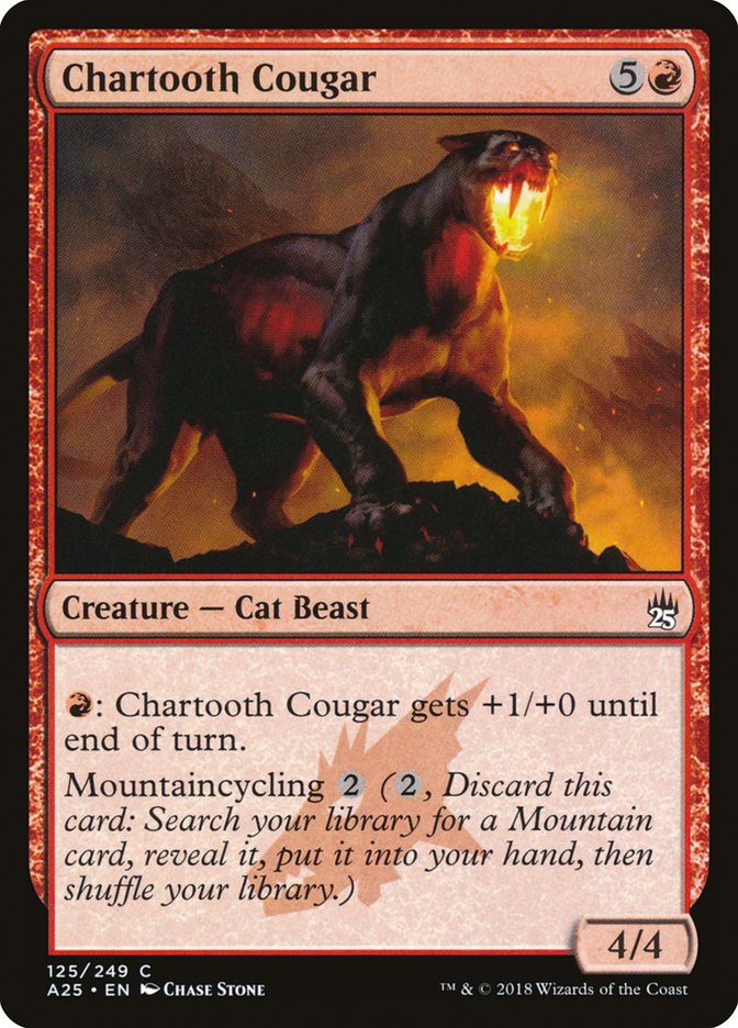 Chartooth Cougar [Masters 25] | Silver Goblin