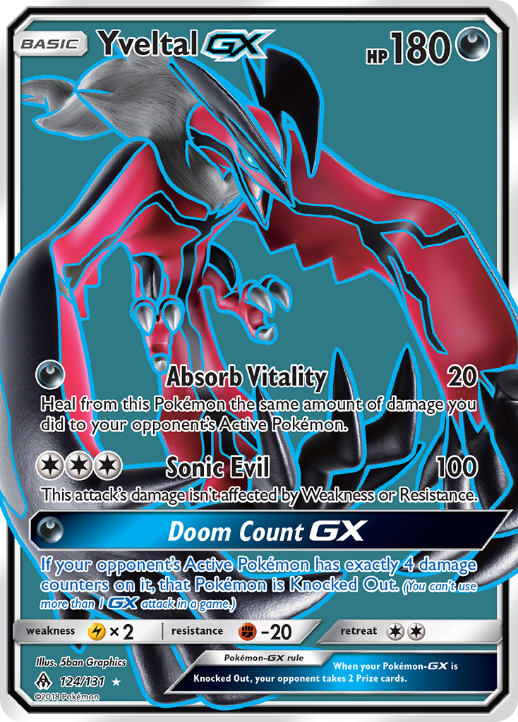 Yveltal GX (124/131) [Sun & Moon: Forbidden Light] | Silver Goblin