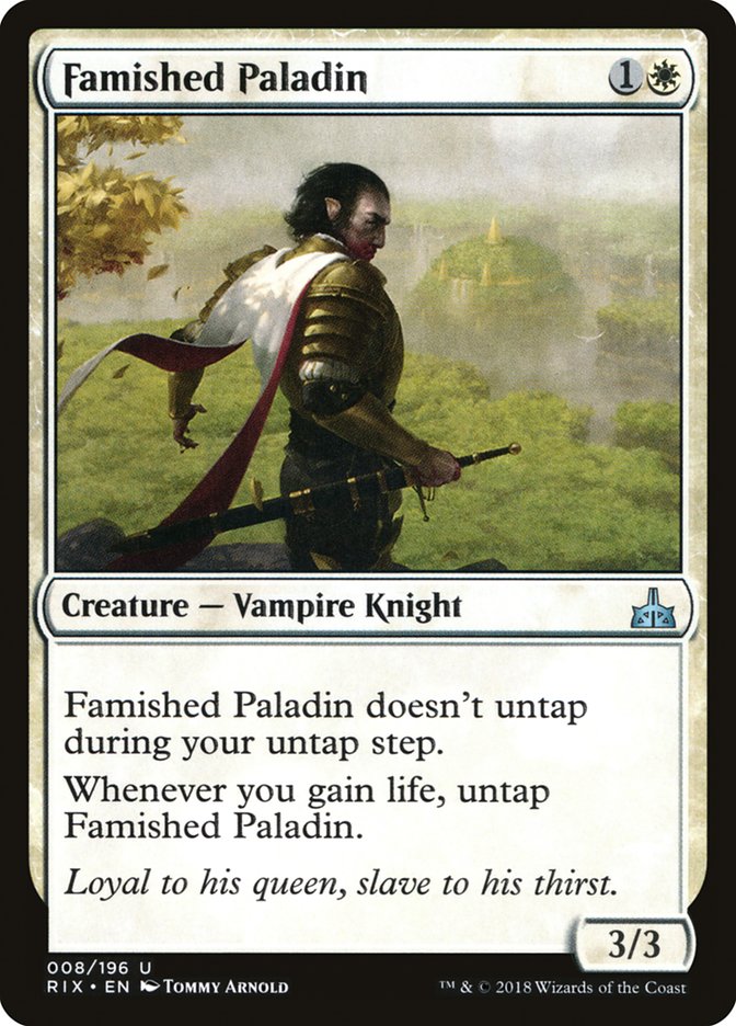 Famished Paladin [Rivals of Ixalan] | Silver Goblin