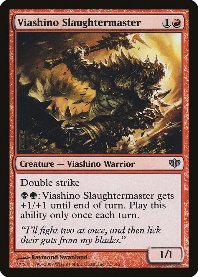 Viashino Slaughtermaster [Conflux] | Silver Goblin