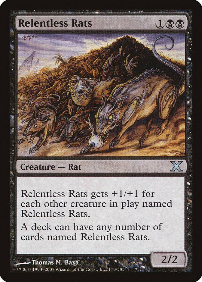 Relentless Rats [Tenth Edition] | Silver Goblin