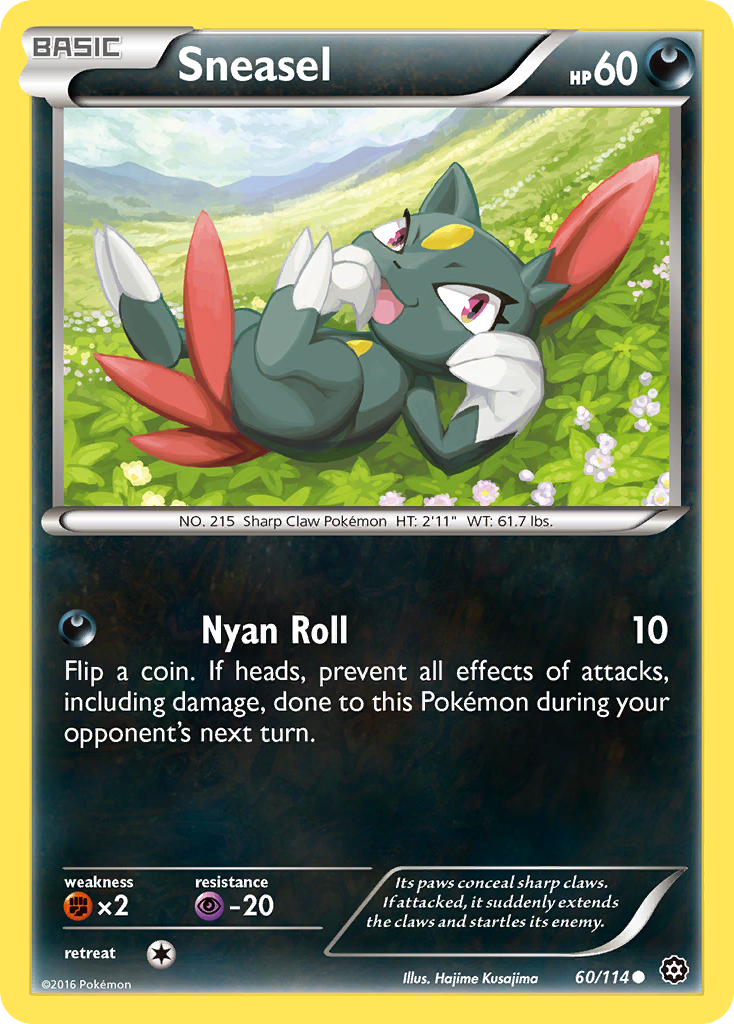 Sneasel (60/114) [XY: Steam Siege] | Silver Goblin