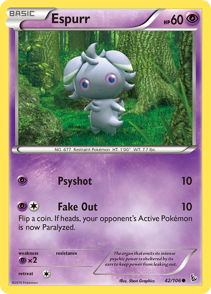 Espurr (42/106) [XY: Flashfire] | Silver Goblin