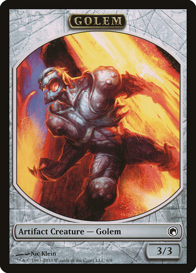 Golem Token [Scars of Mirrodin Tokens] | Silver Goblin