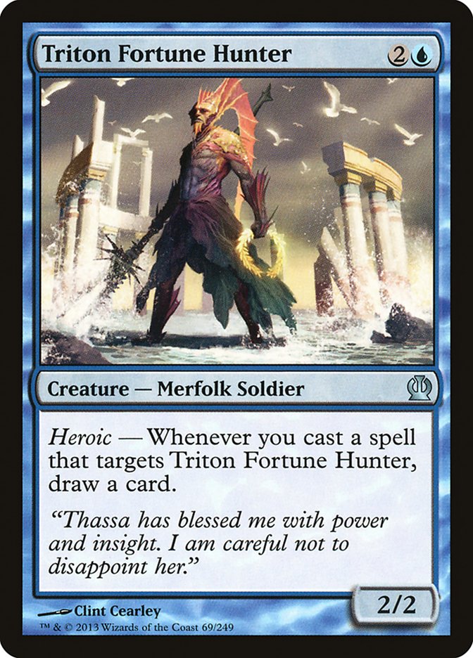 Triton Fortune Hunter [Theros] | Silver Goblin