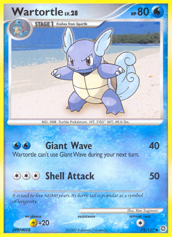 Wartortle (75/132) [Diamond & Pearl: Secret Wonders] | Silver Goblin