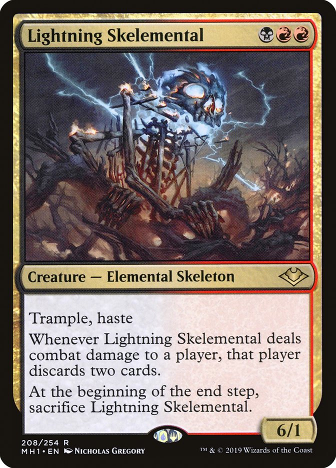 Lightning Skelemental [Modern Horizons] | Silver Goblin