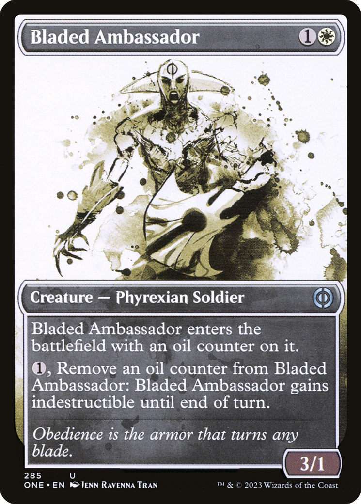 Bladed Ambassador (Showcase Ichor) [Phyrexia: All Will Be One] | Silver Goblin