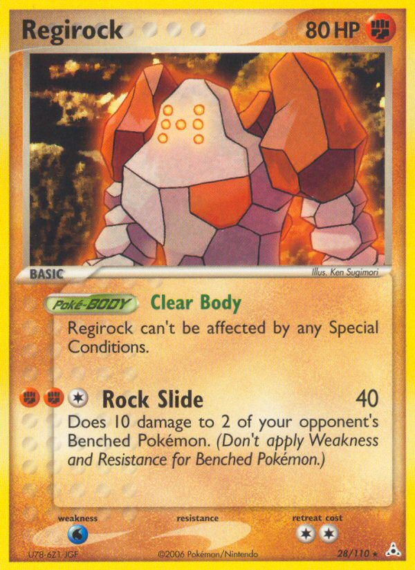 Regirock (28/110) [EX: Holon Phantoms] | Silver Goblin