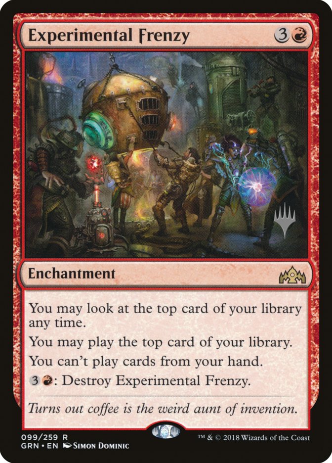 Experimental Frenzy (Promo Pack) [Guilds of Ravnica Promos] | Silver Goblin