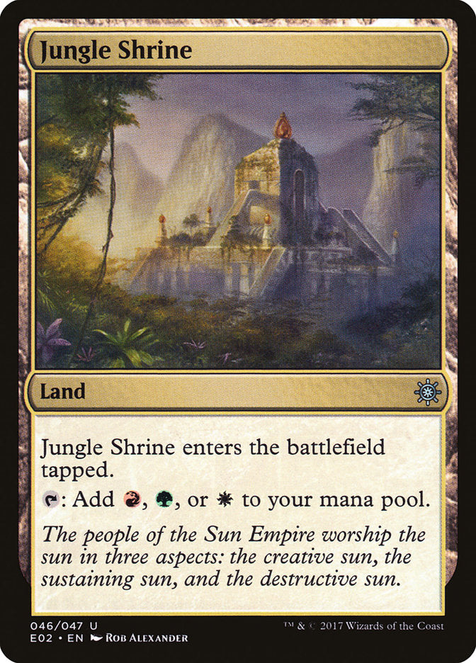 Jungle Shrine [Explorers of Ixalan] | Silver Goblin