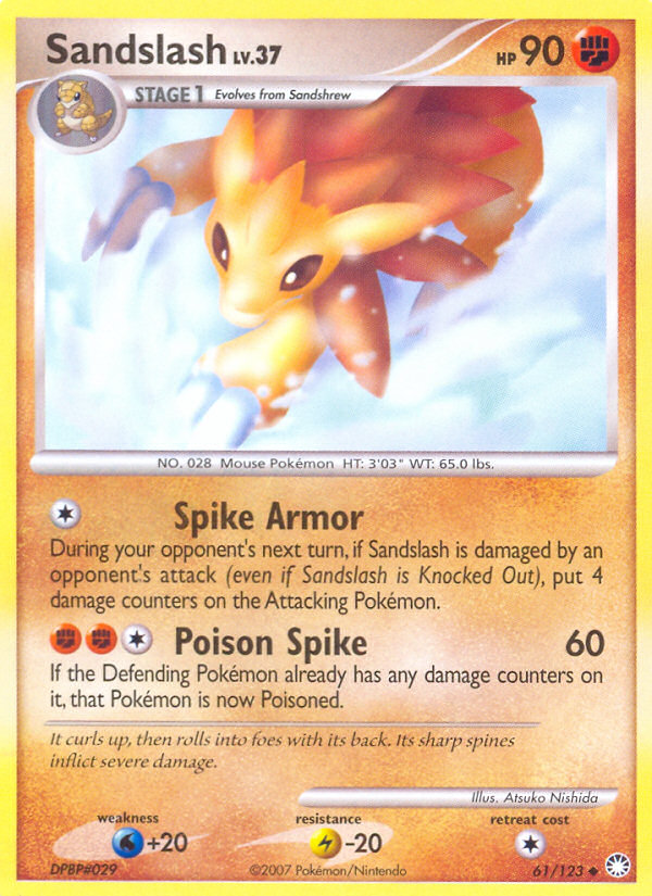 Sandslash (61/123) [Diamond & Pearl: Mysterious Treasures] | Silver Goblin