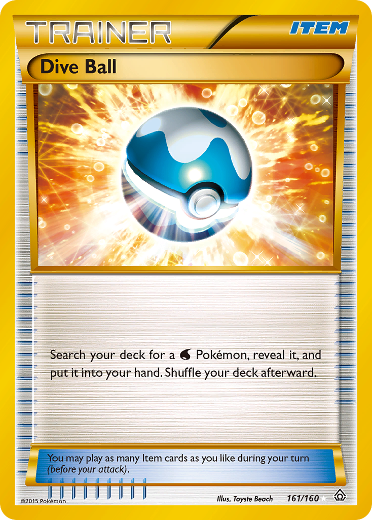 Dive Ball (161/160) [XY: Primal Clash] | Silver Goblin