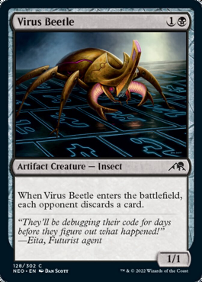 Virus Beetle [Kamigawa: Neon Dynasty] | Silver Goblin