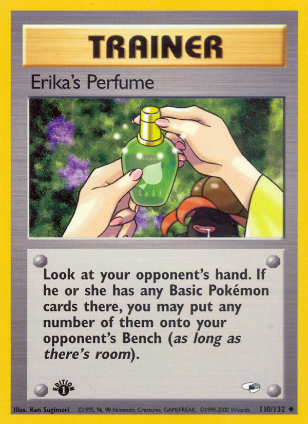 Erika's Perfume (110/132) [Gym Heroes 1st Edition] | Silver Goblin