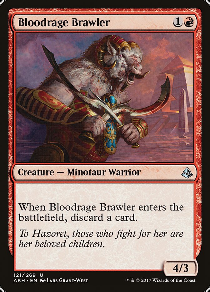 Bloodrage Brawler [Amonkhet] | Silver Goblin
