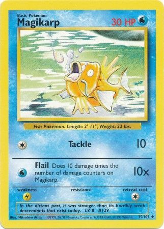 Magikarp (35/102) [Base Set Unlimited] | Silver Goblin