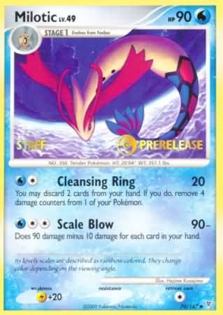 Milotic (70/147) (Staff Prerelease Promo) [Nintendo: Black Star Promos] | Silver Goblin