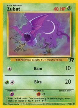 Zubat (70/82) [Team Rocket Unlimited] | Silver Goblin