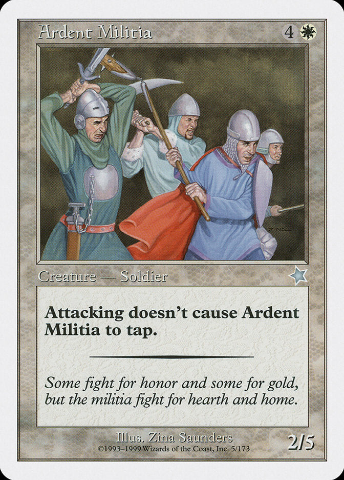Ardent Militia [Starter 1999] | Silver Goblin