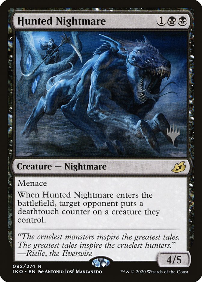 Hunted Nightmare (Promo Pack) [Ikoria: Lair of Behemoths Promos] | Silver Goblin