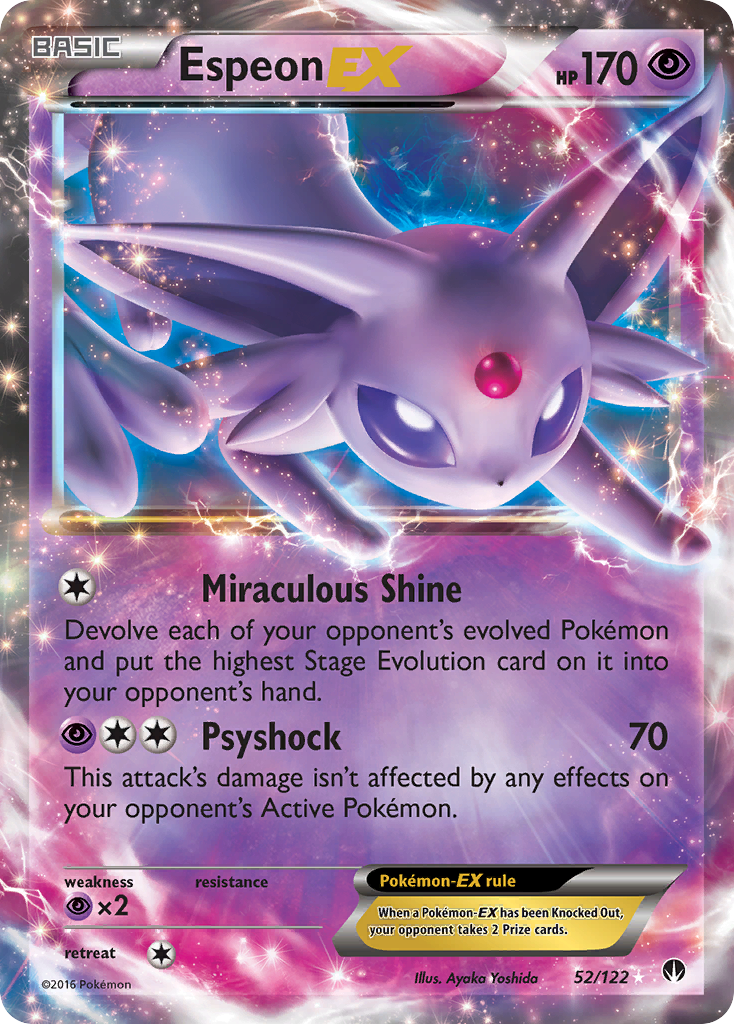 Espeon EX (52/122) [XY: BREAKpoint] | Silver Goblin