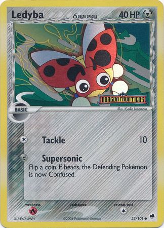 Ledyba (53/101) (Delta Species) (Stamped) [EX: Dragon Frontiers] | Silver Goblin