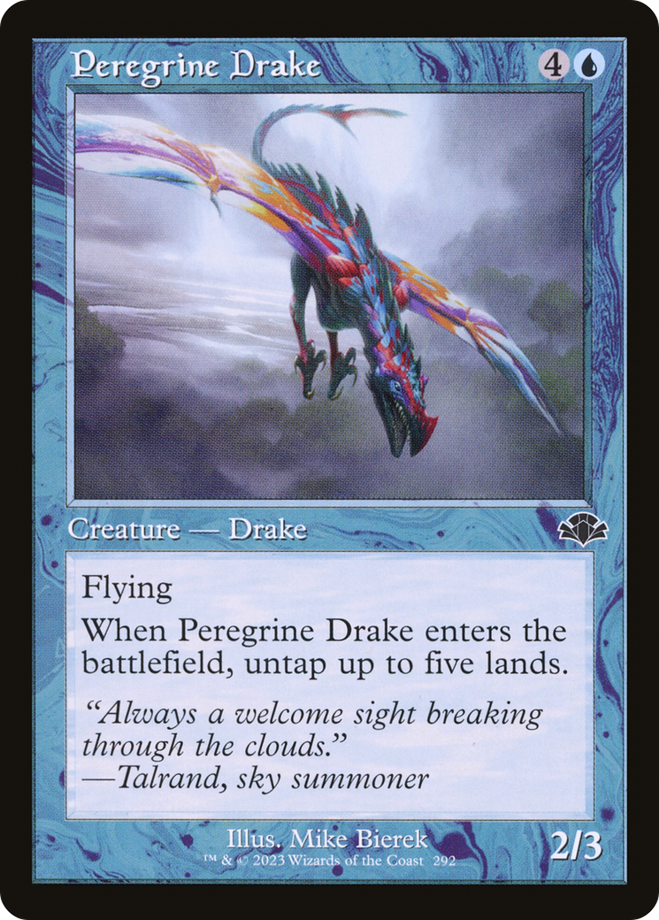 Peregrine Drake (Retro) [Dominaria Remastered] | Silver Goblin