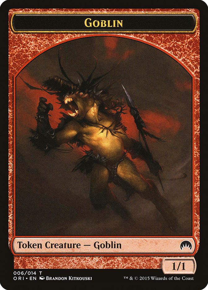Goblin Token [Magic Origins Tokens] | Silver Goblin