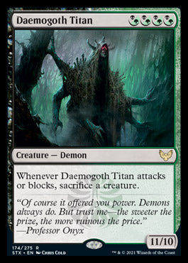 Daemogoth Titan [Strixhaven: School of Mages] | Silver Goblin