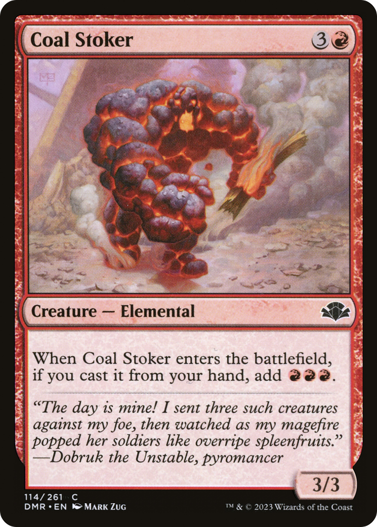 Coal Stoker [Dominaria Remastered] | Silver Goblin