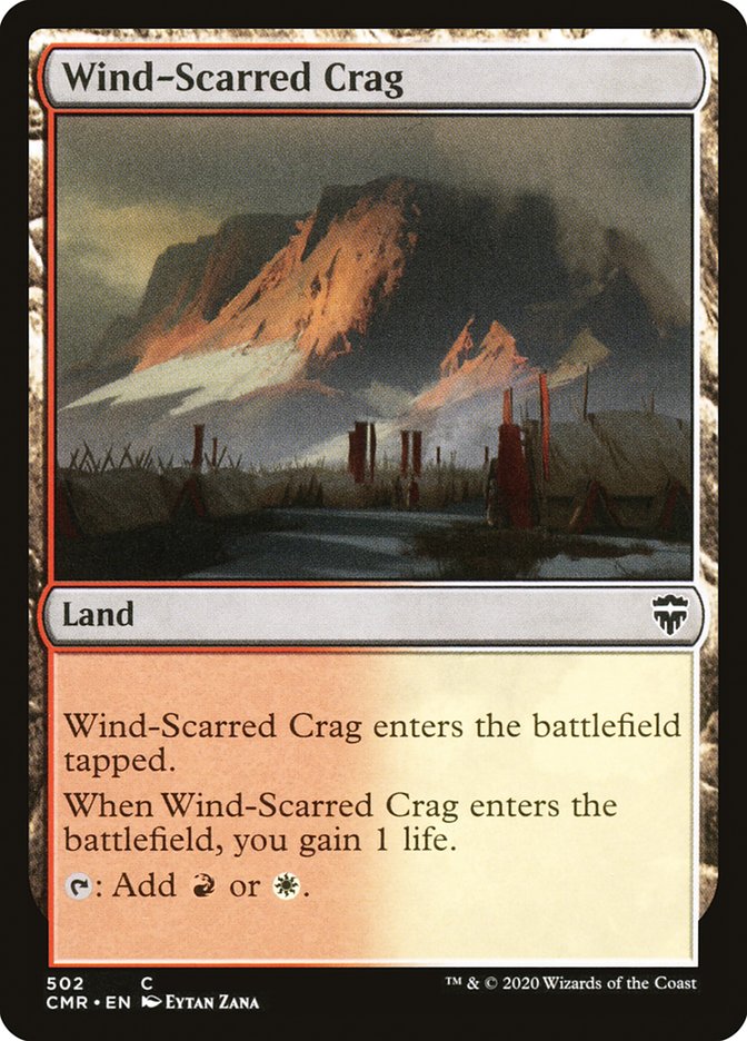 Wind-Scarred Crag [Commander Legends] | Silver Goblin