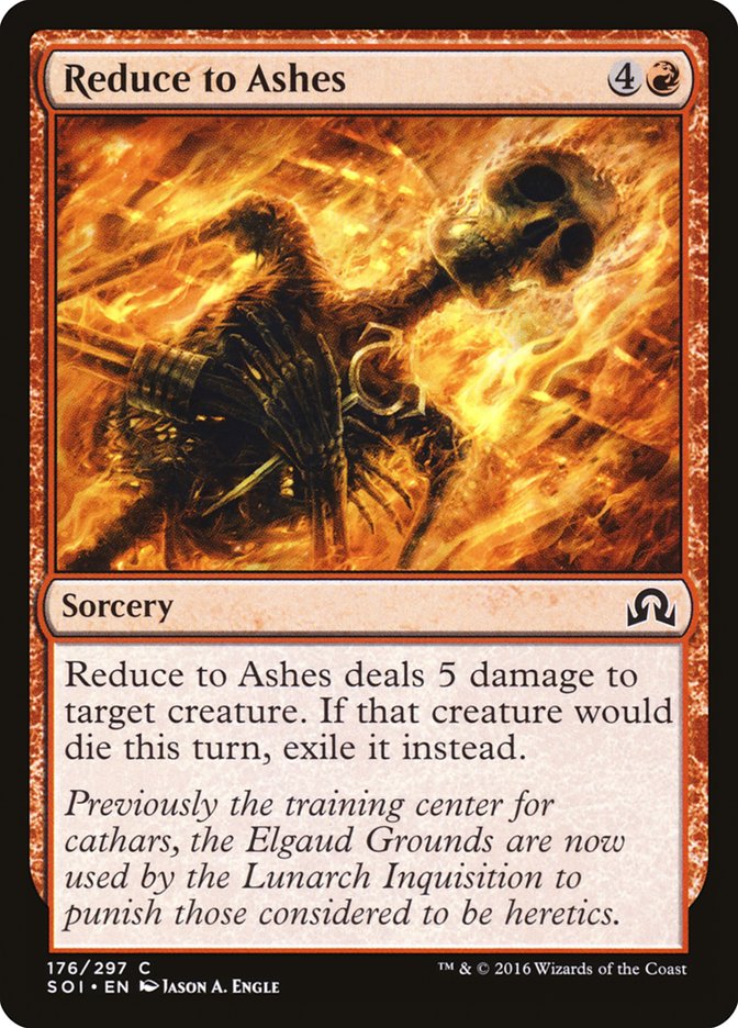 Reduce to Ashes [Shadows over Innistrad] | Silver Goblin