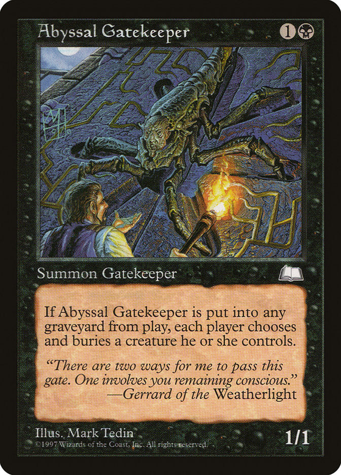 Abyssal Gatekeeper [Weatherlight] | Silver Goblin