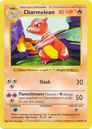 Charmeleon (24/102) [Base Set Shadowless Unlimited] | Silver Goblin