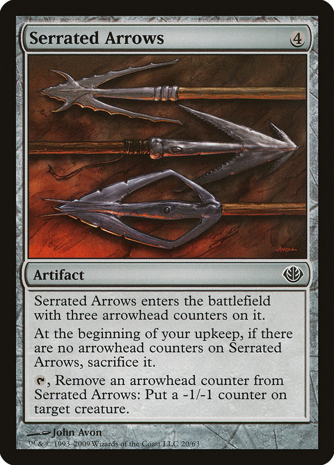 Serrated Arrows [Duel Decks: Garruk vs. Liliana] | Silver Goblin