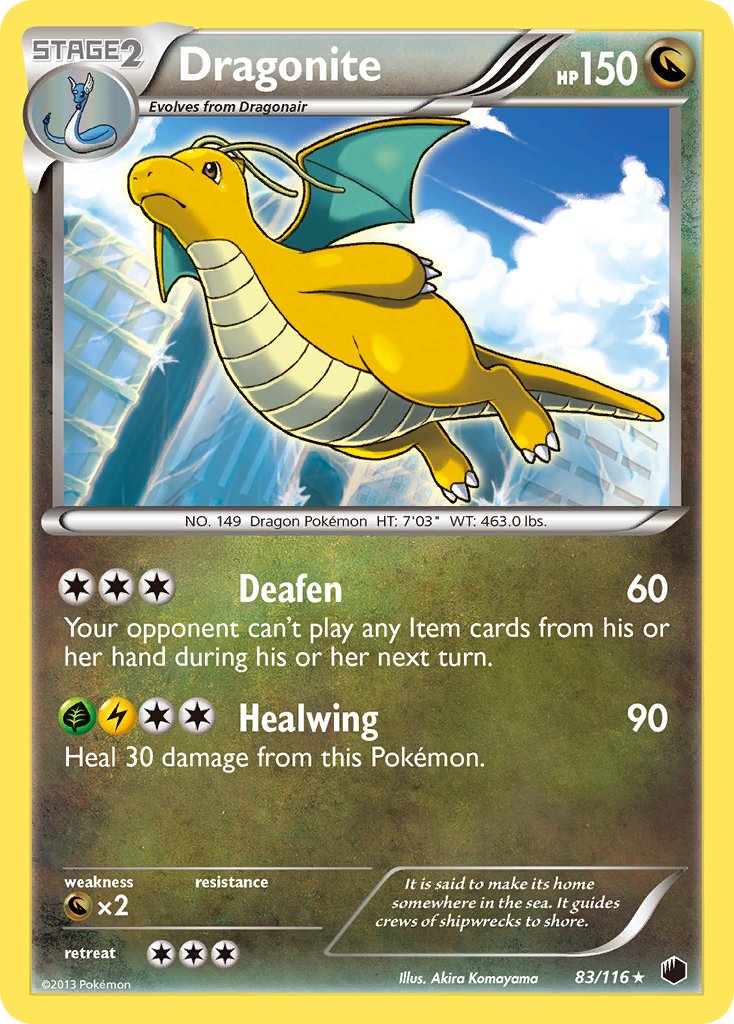 Dragonite (83/116) (Cosmos Holo) (Blister Exclusive) [Black & White: Plasma Freeze] | Silver Goblin