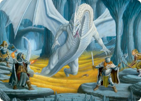 Cave of the Frost Dragon Art Card [Dungeons & Dragons: Adventures in the Forgotten Realms Art Series] | Silver Goblin