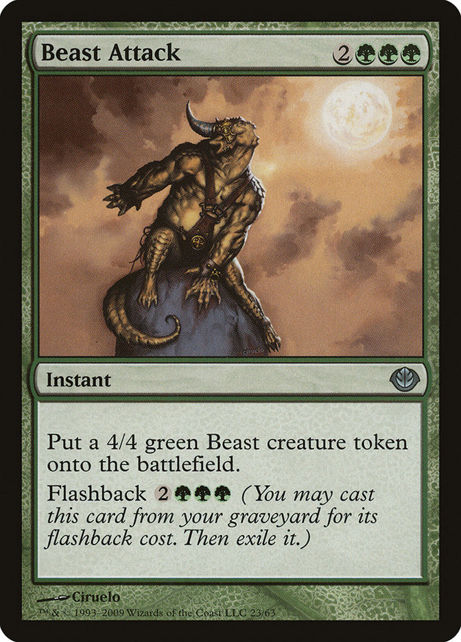 Beast Attack [Duel Decks: Garruk vs. Liliana] | Silver Goblin